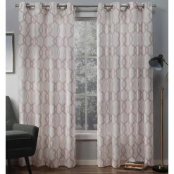Flash Sale 👍 Exclusive Home Kochi Grommet Top Window Curtain Panels 54 X 108 In. 2 Pk. 💯 -J. Queen shop unnamed file 717
