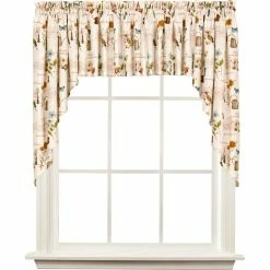 Best Sale ⭐ Saturday Knight LTD Saturday Knight Le Jardin 57 X 36 In. Swag Curtain Pair 🥰