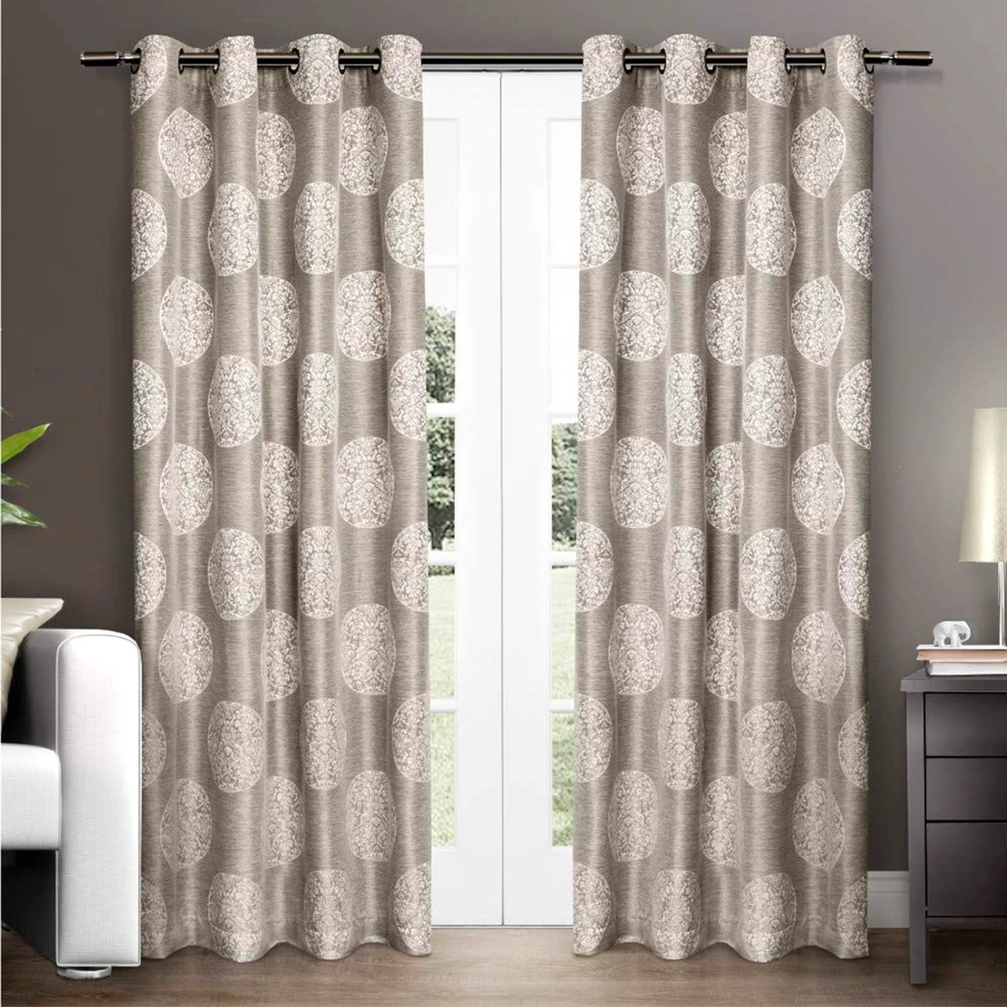 Top 10 ❤️ Exclusive Home Akola Medallion Grommet Top Window Curtain Panel 54 X 108 In. 2 Pk. ⭐ 1 Top 10 ❤️ Exclusive Home Akola Medallion Grommet Top Window Curtain Panel 54 X 108 In. 2 Pk. ⭐