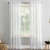 Flash Sale 👏 Simply Perfect Erica 51 X 63 In. Crushed Sheer Voile Rod Pocket Curtain Panel ❤️