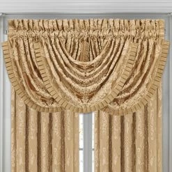 Budget 🔔 Five Queens Court Colonial Window Waterfall Valance 🥰
