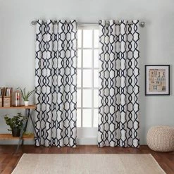 Hot Sale 🎁 Exclusive Home Kochi Grommet Top Window Curtain Panels 54 X 96 In. 2 Pk. 🧨 -J. Queen shop unnamed file 823