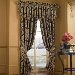 Best reviews of 👍 Five Queens Court Reilly 84 X 50 In. Window Curtain Panel 2 Pk. 🧨