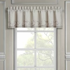 Wholesale 🤩 J. Queen New York Angeline Beige Window Straight Valance ⭐