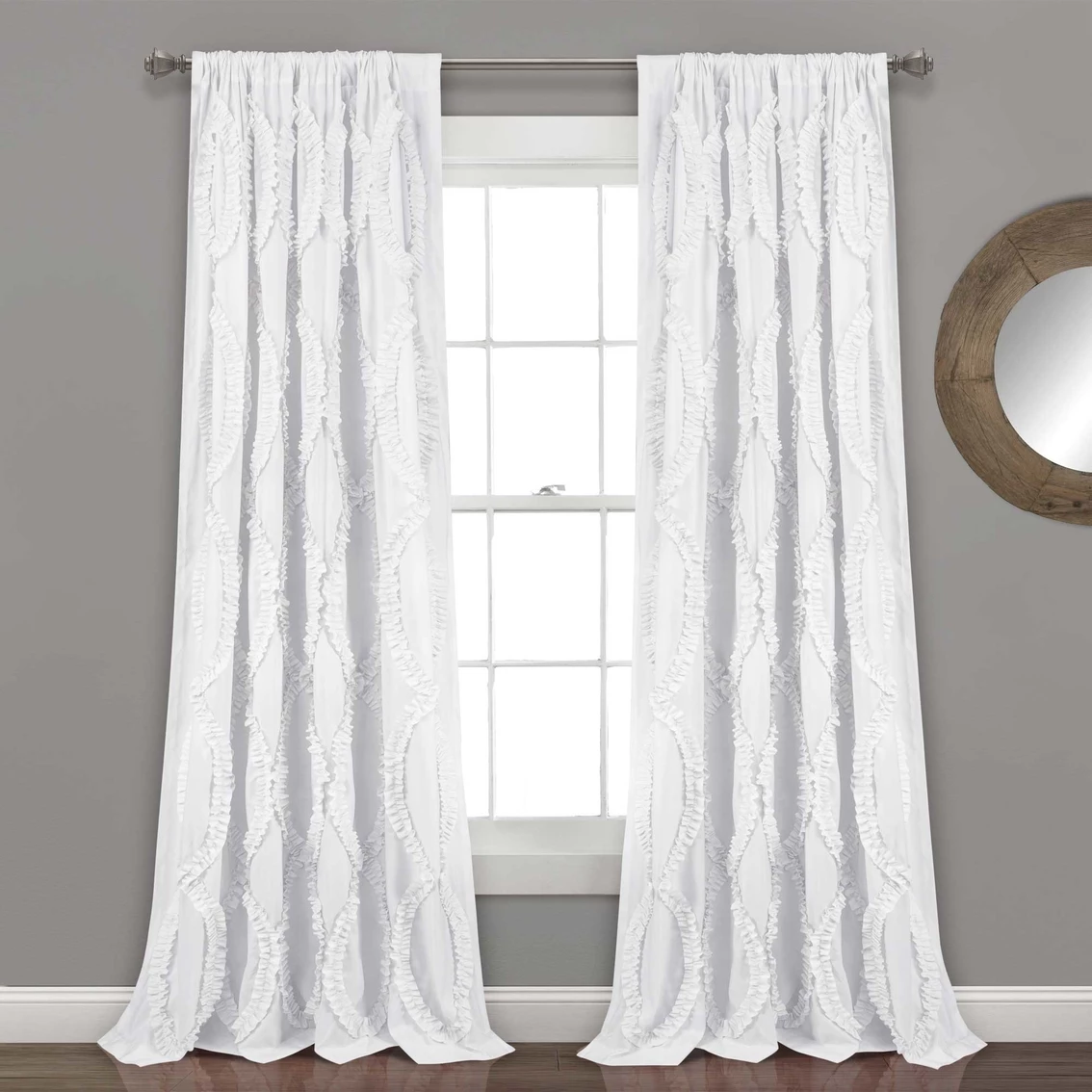 Best Sale π€© Lush Decor Avon Single Window Curtain Panel 54 X 108 In. β€οΈ 2 Best Sale π€© Lush Decor Avon Single Window Curtain Panel 54 X 108 In. β€οΈ - Image 2